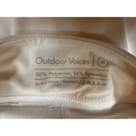 Outdoor Voices White Athletic Skort Built-In Shorts Lightweight med. (bin Z218) - Picture 7 of 7
